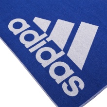 adidas Duschtuch (100% Baumwolle) Logo royalblau 140x70cm